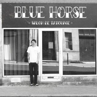 BLUE HORSE Tattoo Damien G