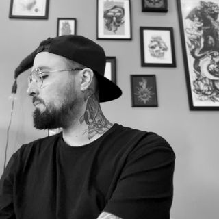 Left Handead Tattoo Adrien Blondel Tatoueur Nice