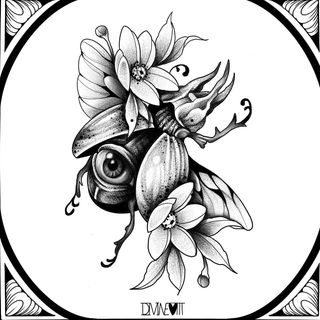 Divine Blackheart Tattoo