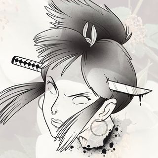 Dame Eboshi Chloe Tatouage Nantes
