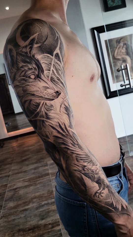 Tatouage par La Belette Bleue