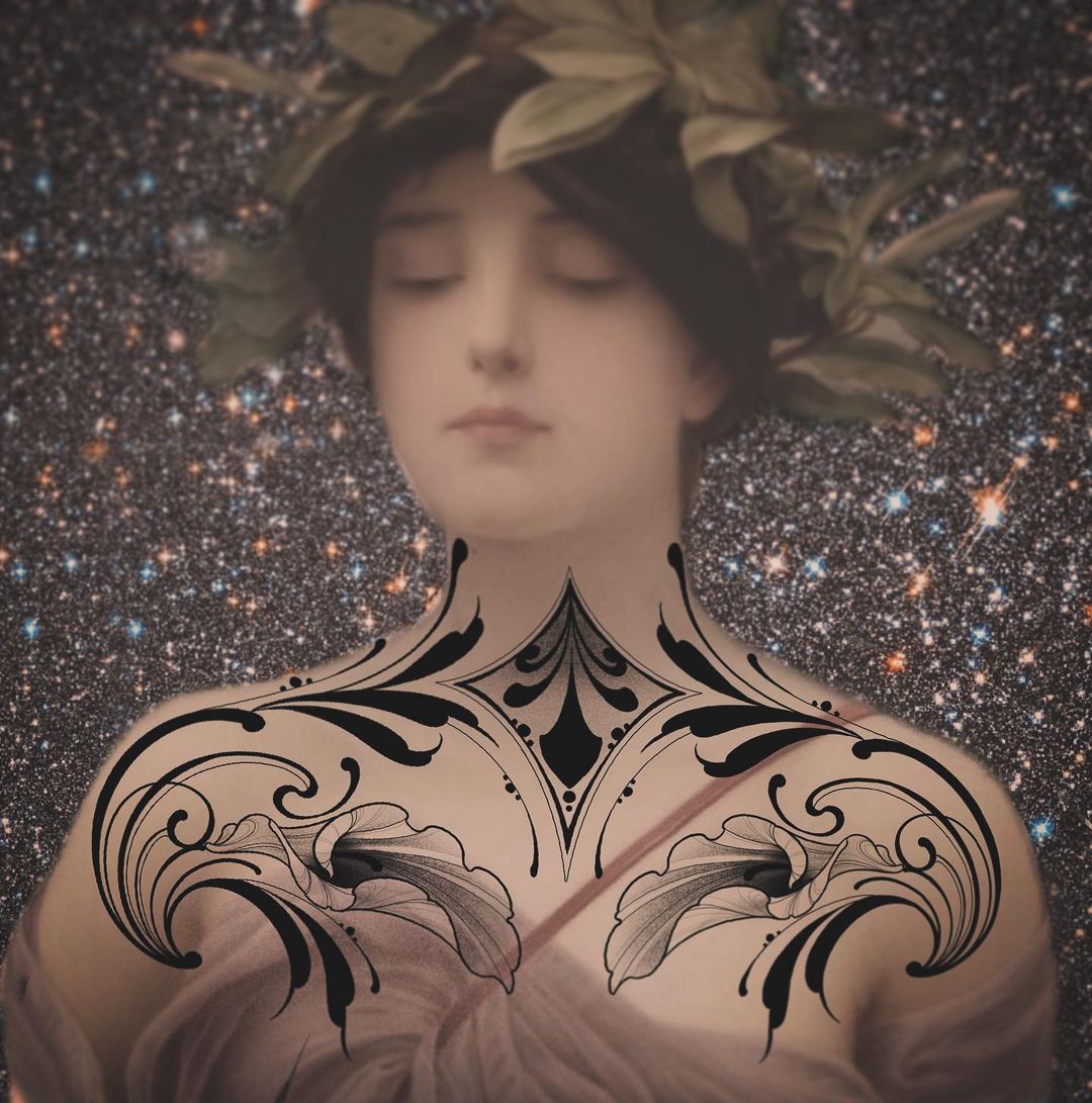 Tatouage par Pia Beaumont