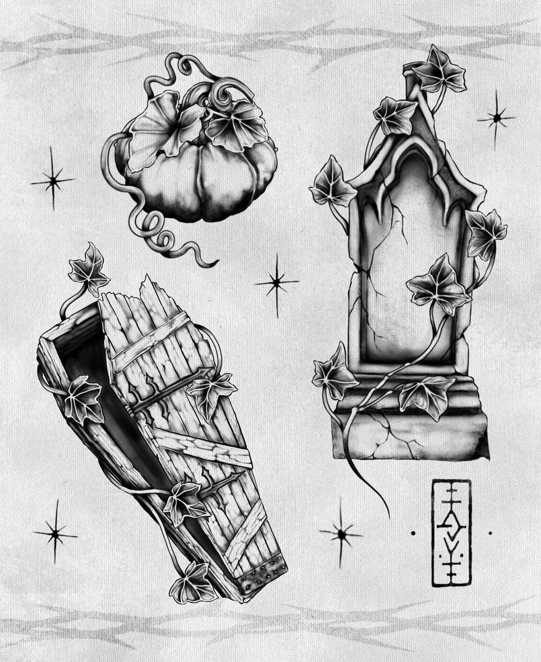 Tatouage par Chloe Blackworker In Paris