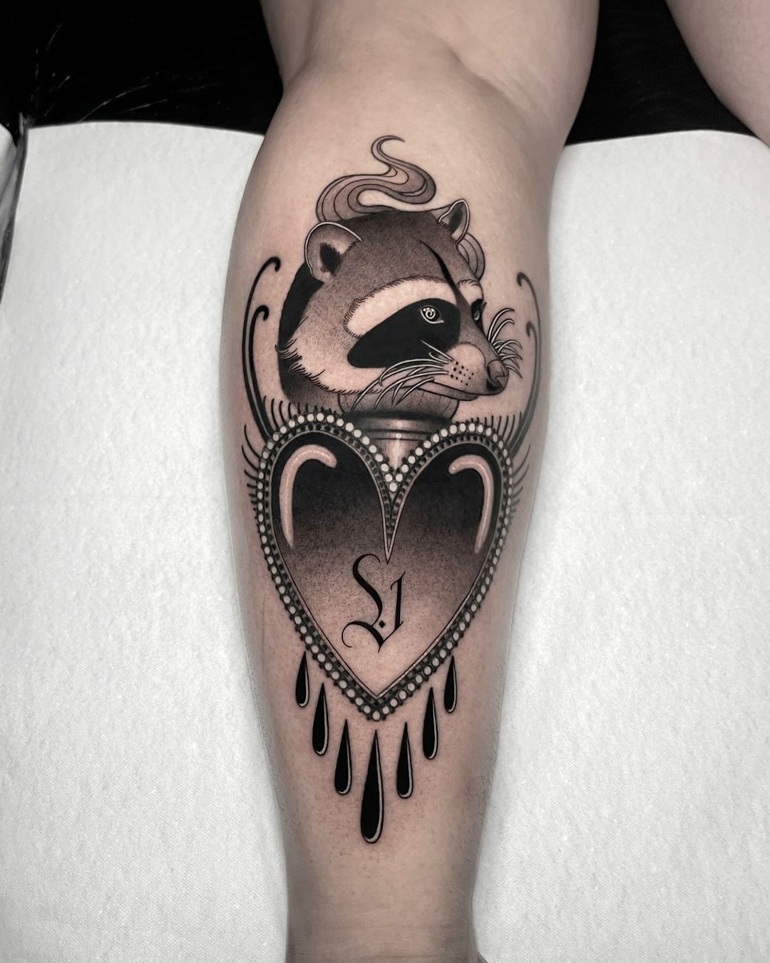 Portfolio de Ananda RIVE Black Neotraditional Tattoos In Paris