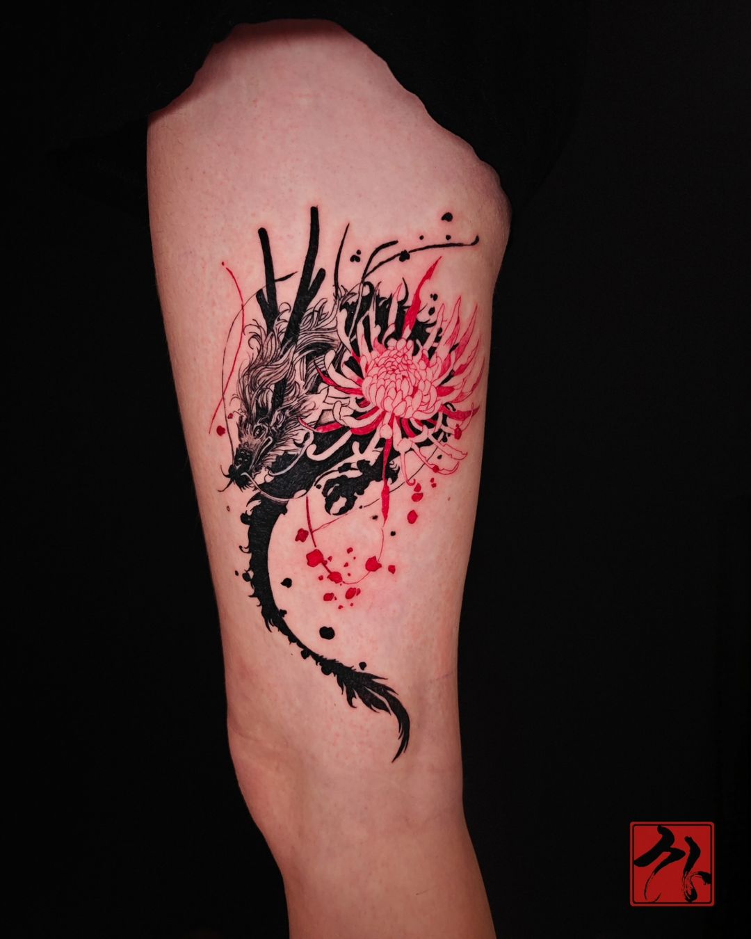 Tatouage par ʟ'ᴀᴛᴇʟɪᴇʀ Sᴀɴs ᴠɪsᴀɢᴇ