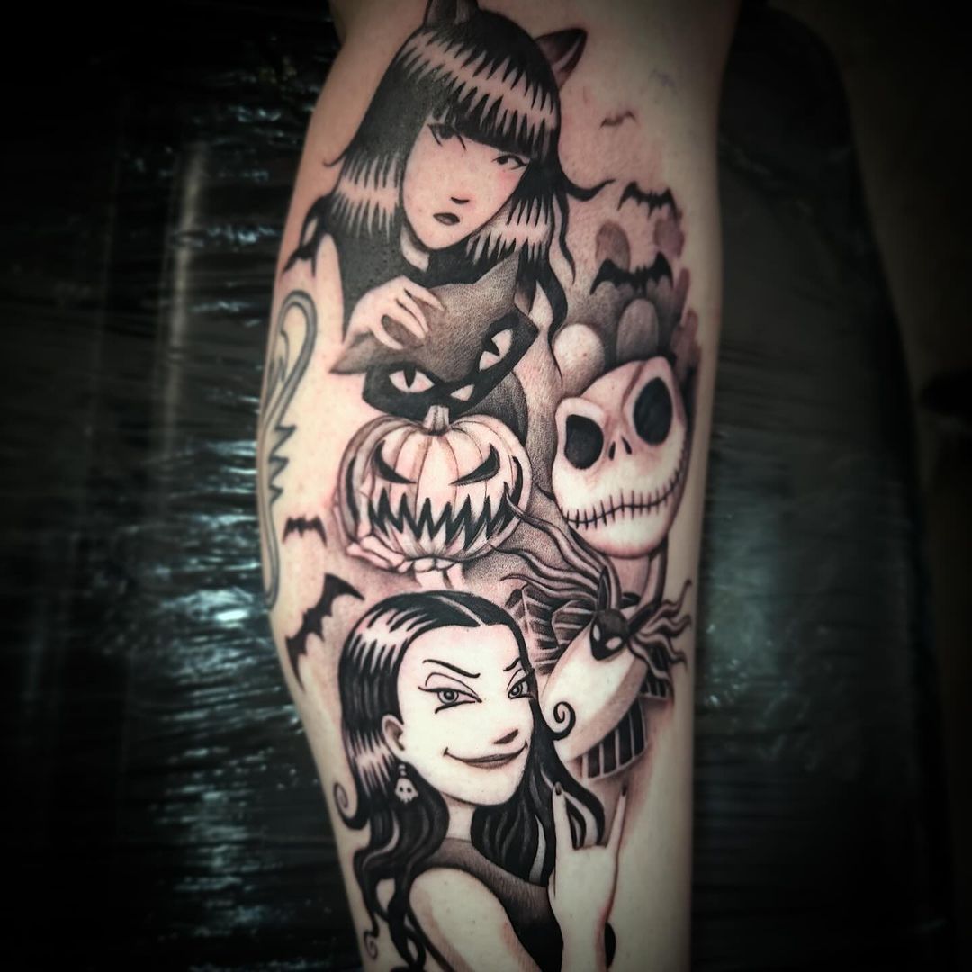 Tatouage par Alex Trowell