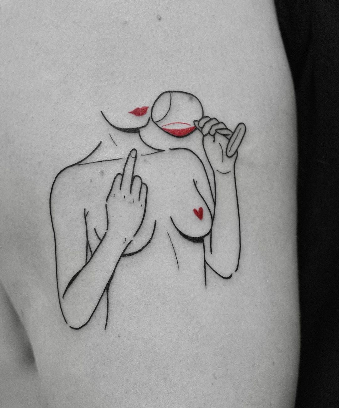 Tatouage par Les Lèvres Rouges Tattoo