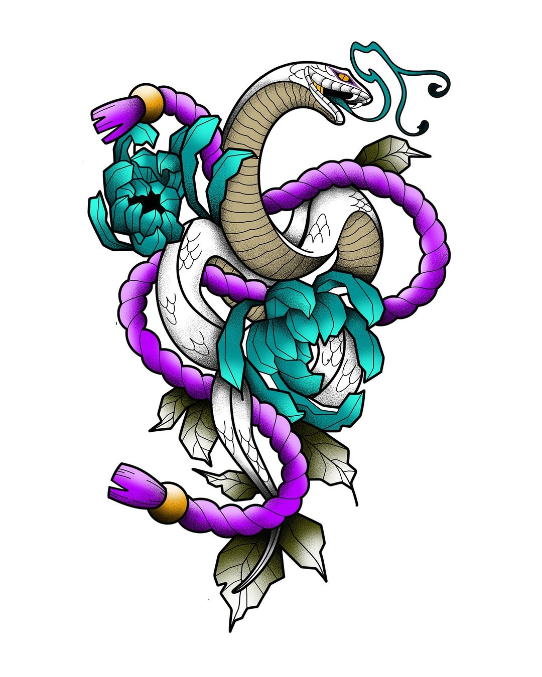 Tatouage par Jeff Kuro