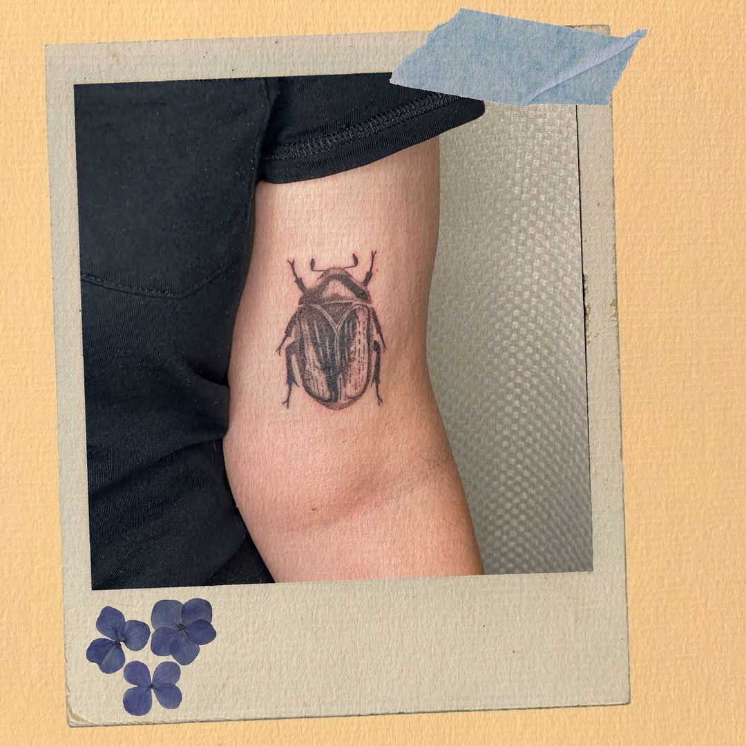 Travail de Pika Tatoueuse Handpoke