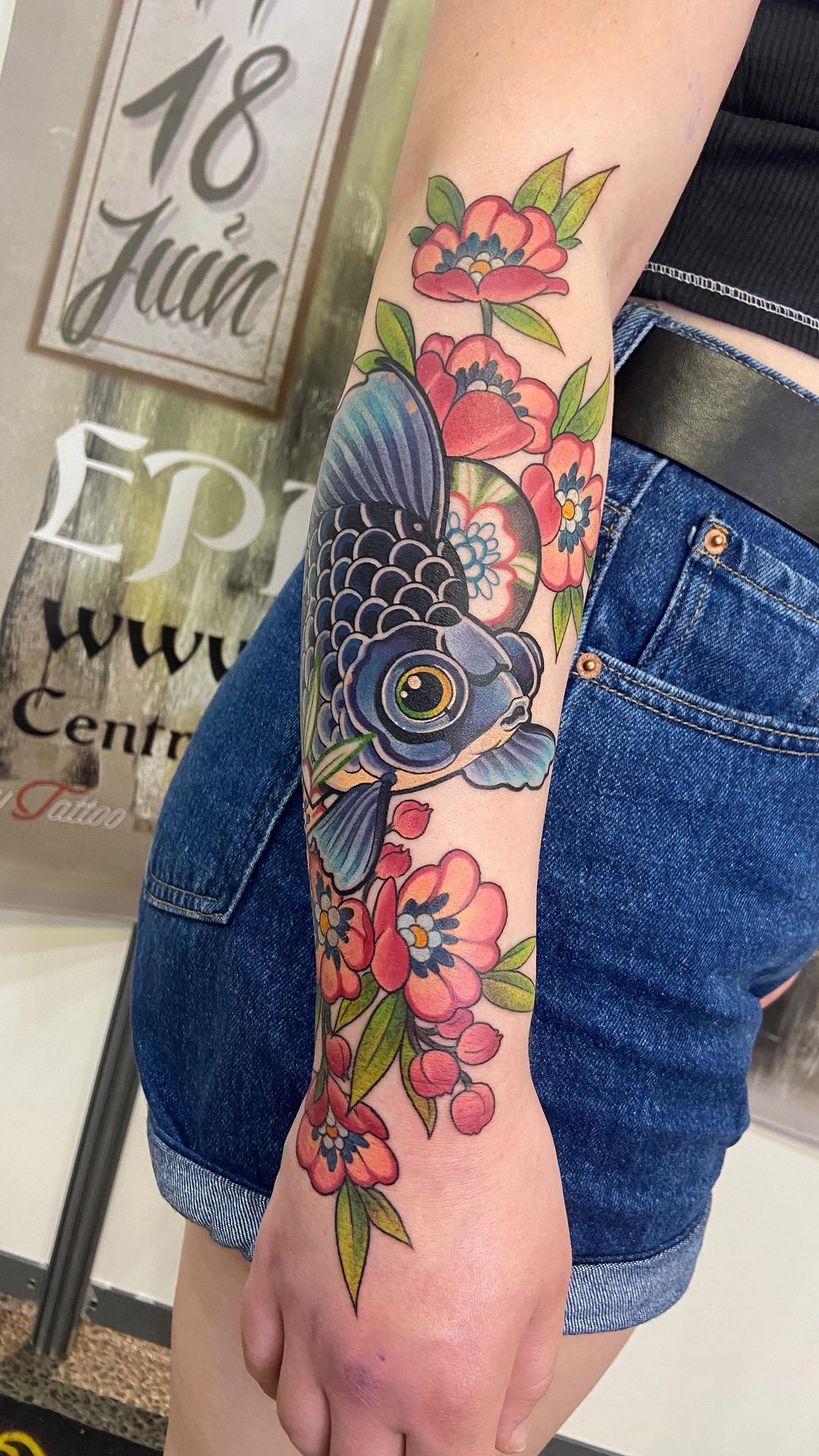 Tatouage par Mélodie Walt