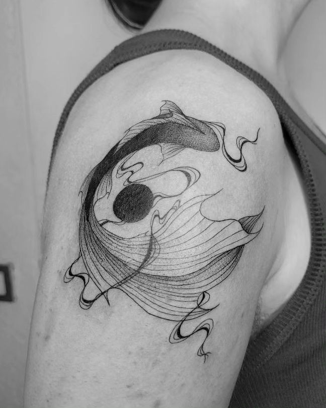 Travail de Aiguille Vagabonde Tattoo
