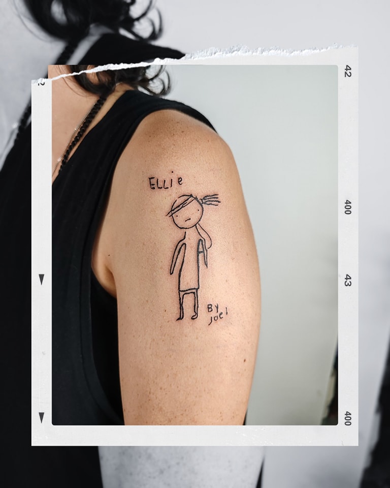 Travail de l'Enfant Typique Tattoo