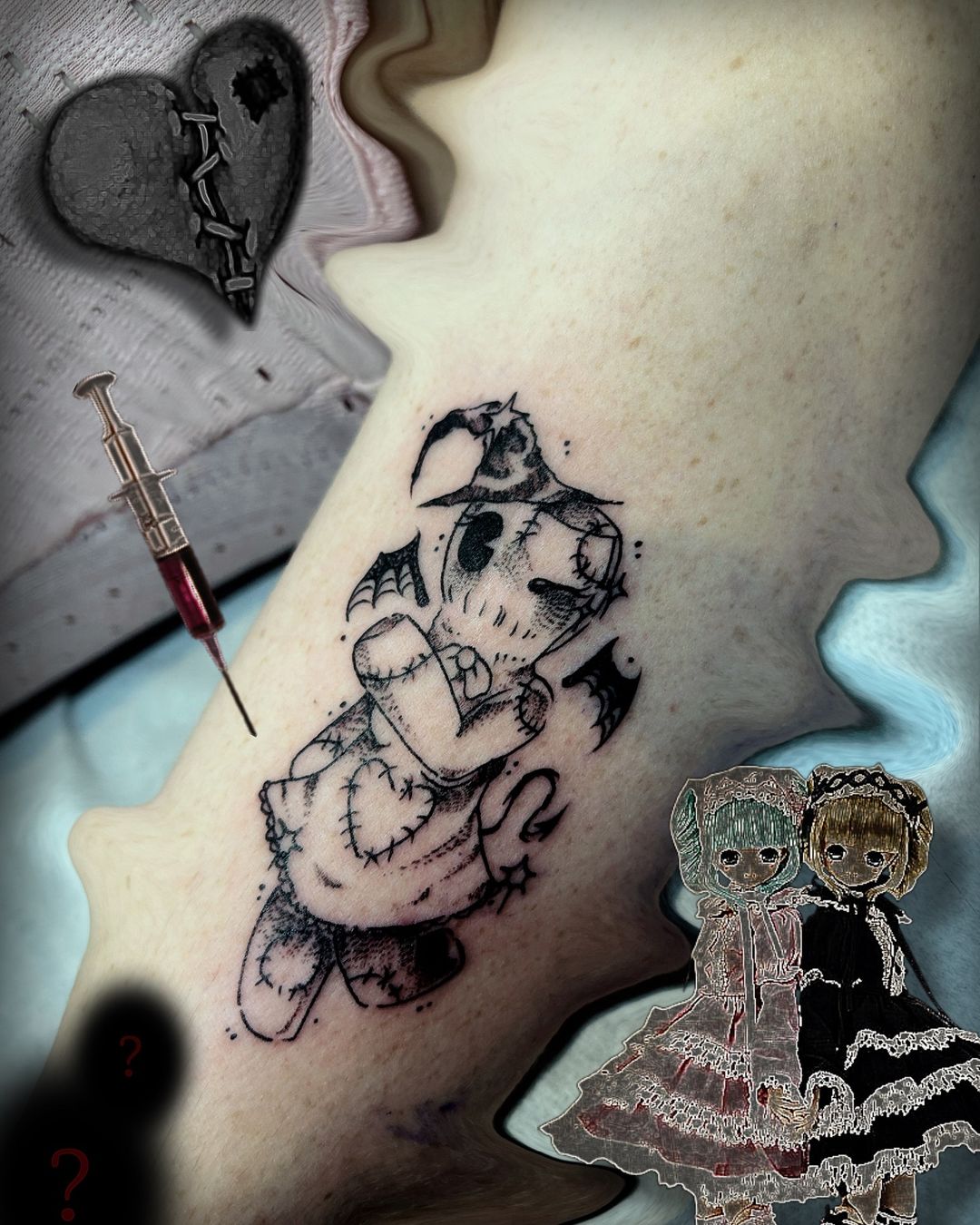 Tatouage par Clowntriste Créatrice De Cauchemars Tatouage Marseille