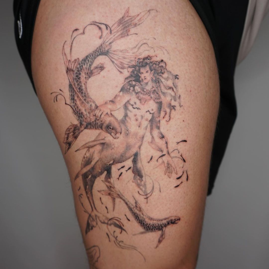 Tatouage par Noui La Brocante