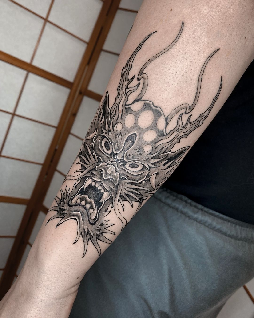 Travail de Taiko.Tattoo Tatoueur Aix En Provence