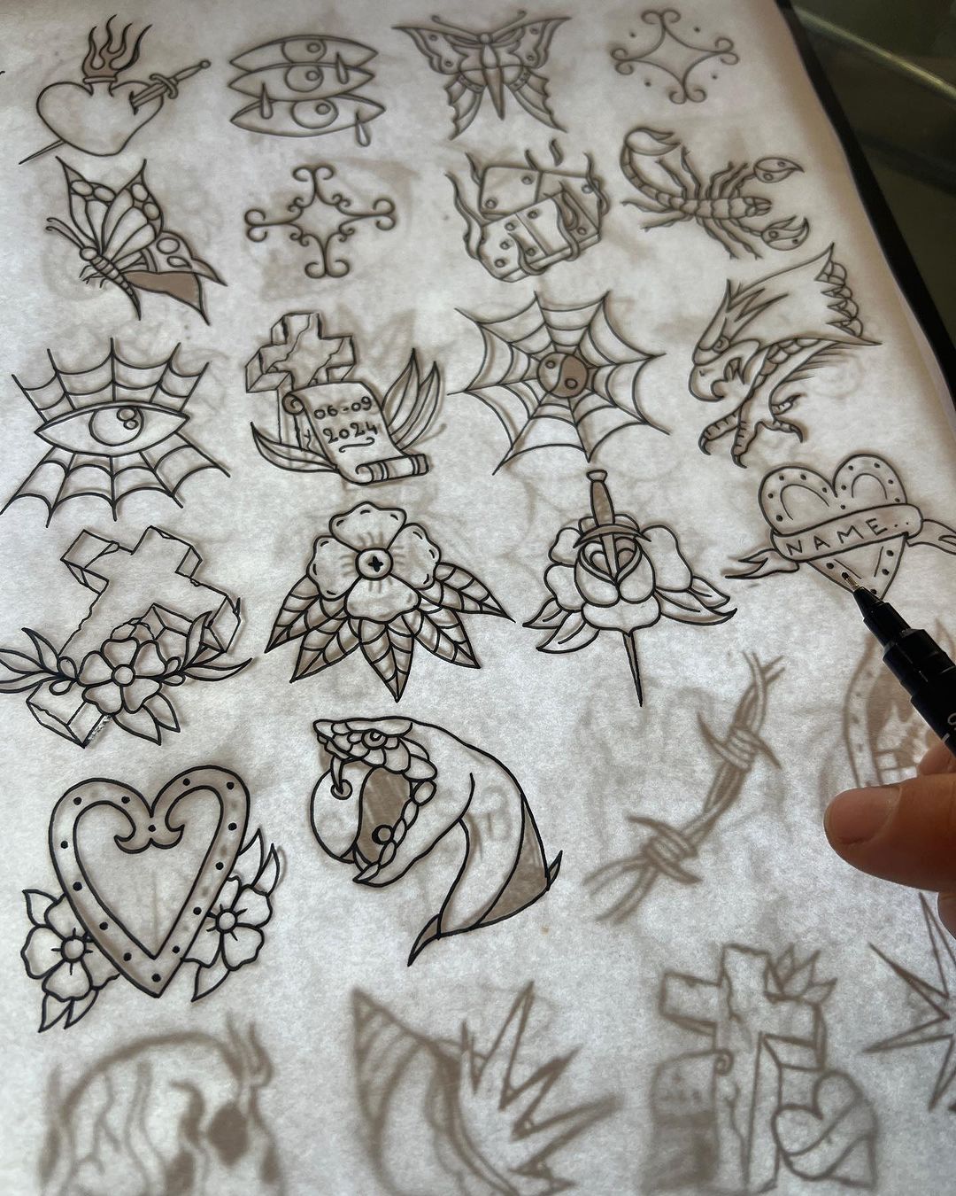 Travail de Gass Tatoueur Marseille