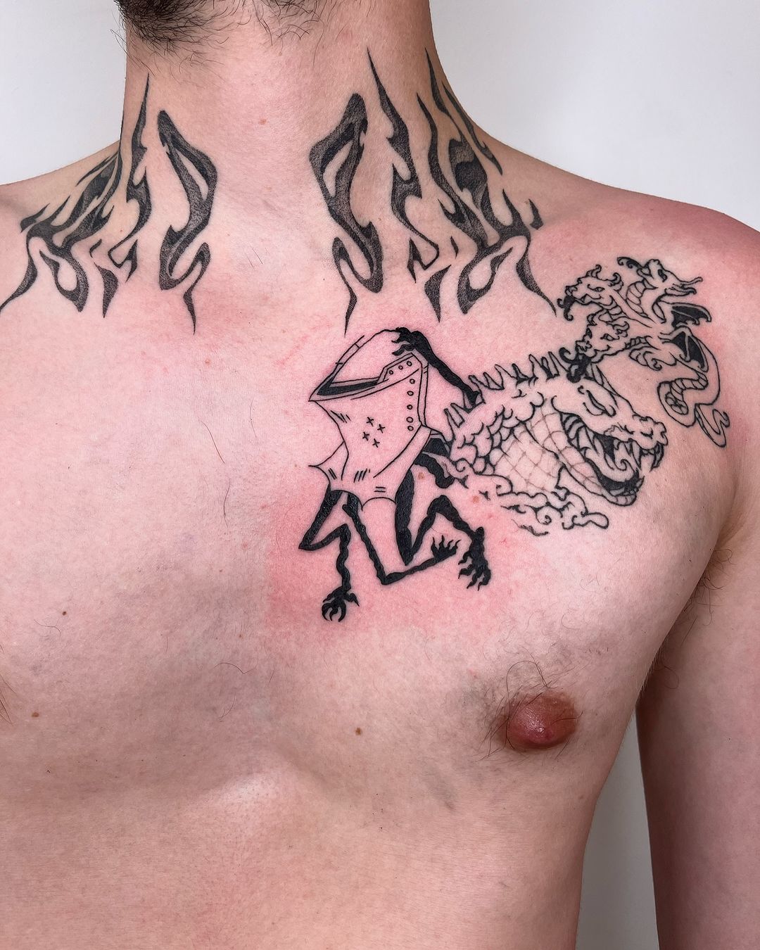 Travail de Medieval Tattoo - Marseille