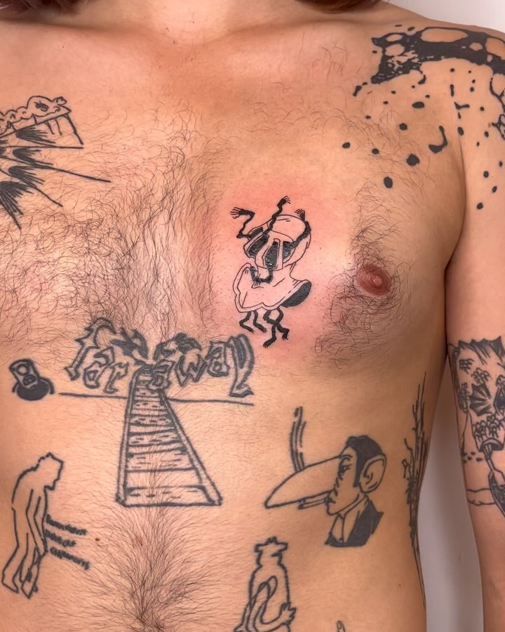 Travail de Medieval Tattoo - Marseille