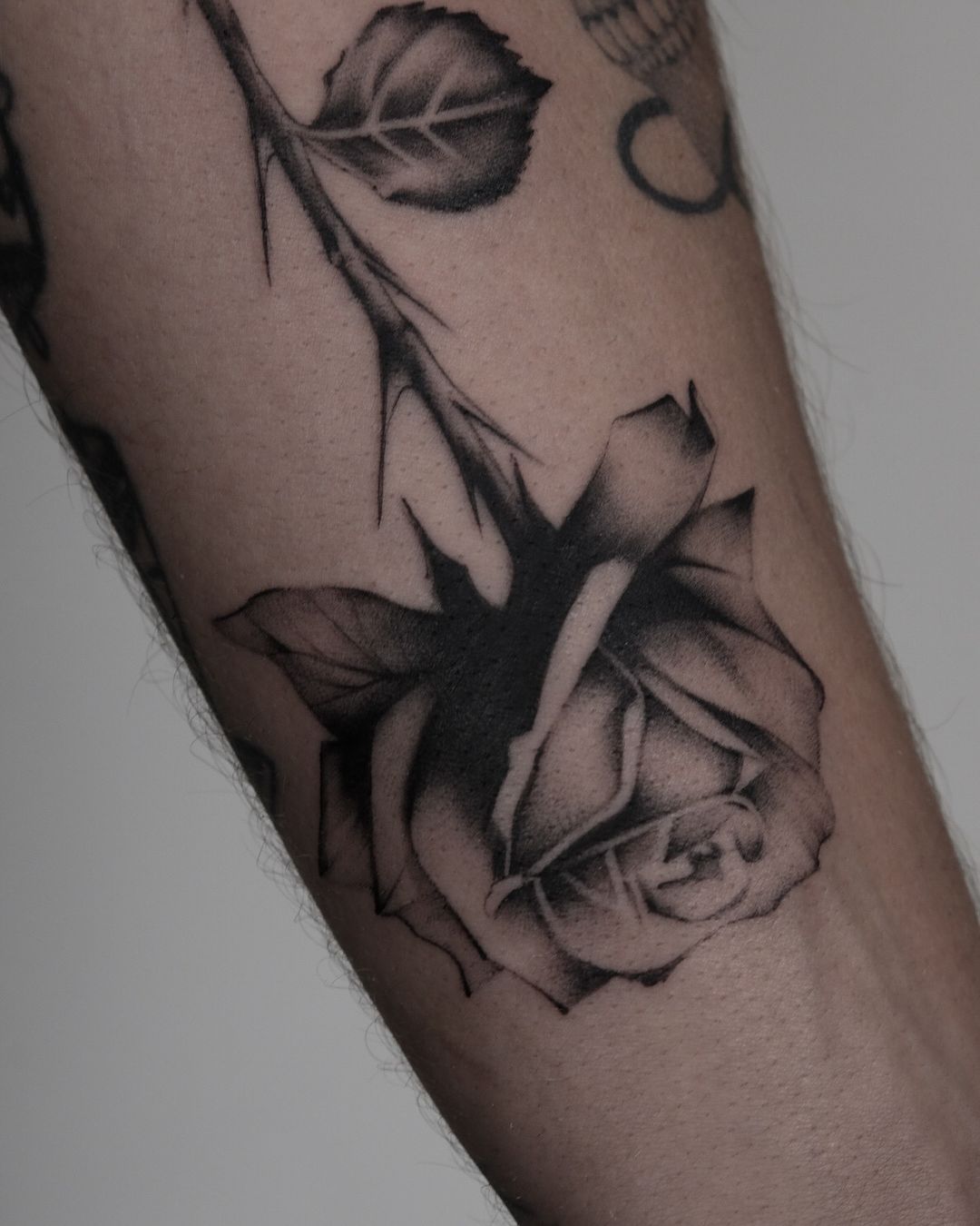 Travail de S A N T O - Marseille Tattoo