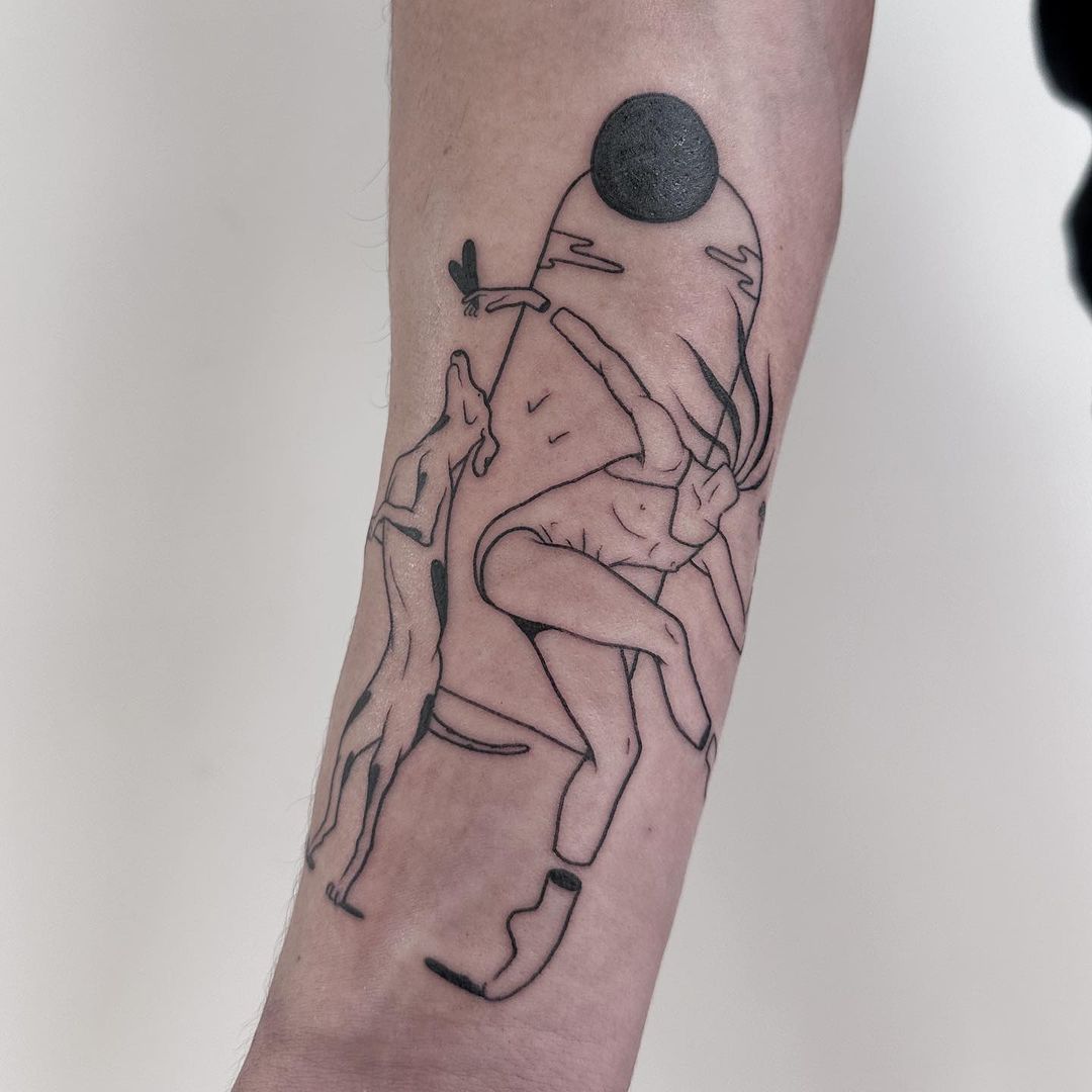 Travail de Corentin Tattoo Marseille