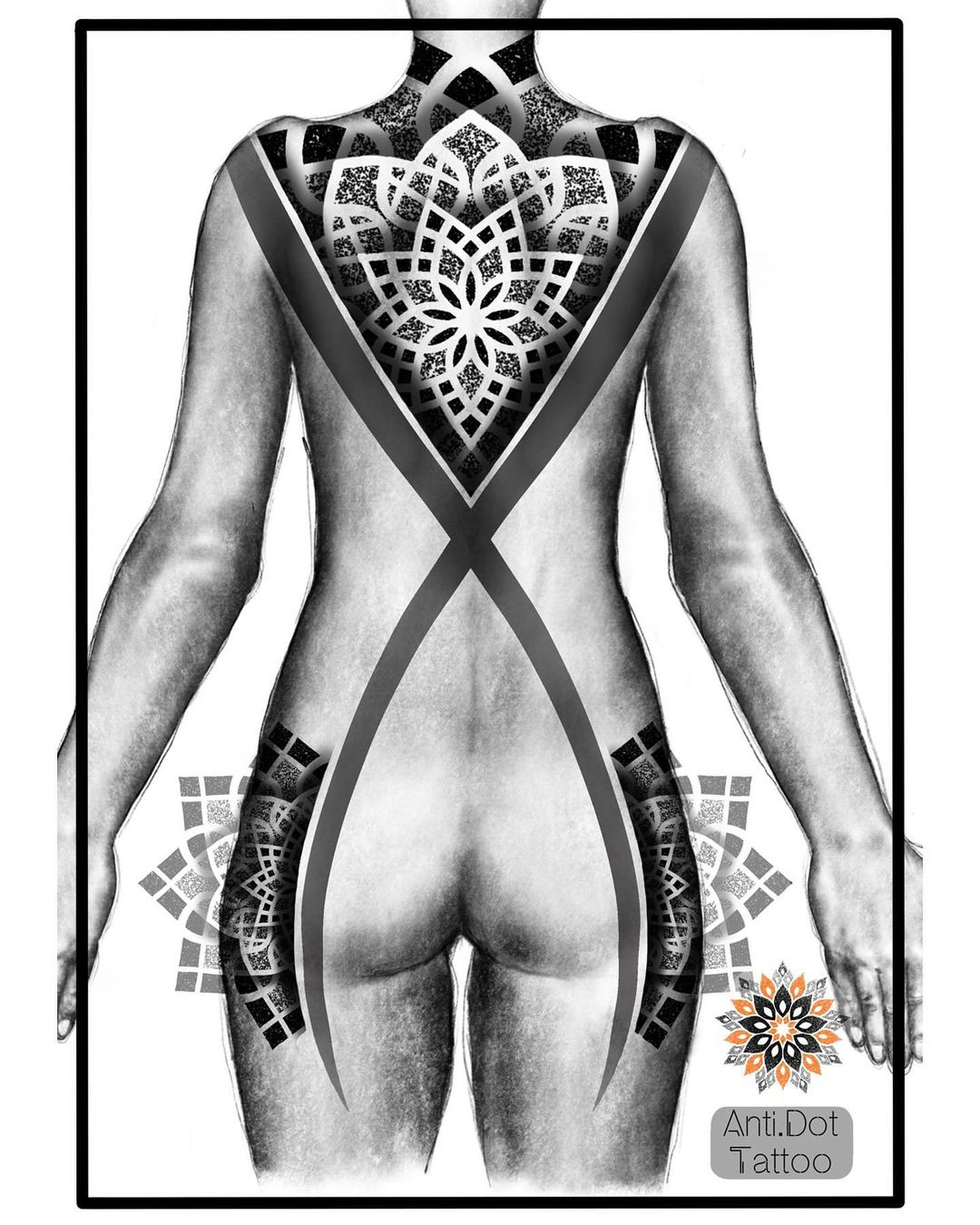 Tatouage par Anti.Dot - Dotwork