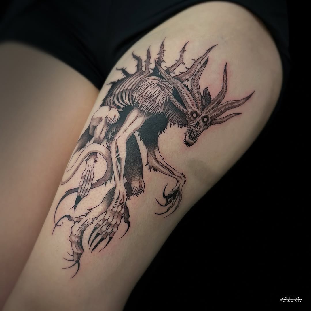Tatouage par Hazuria Tattoo Marseille