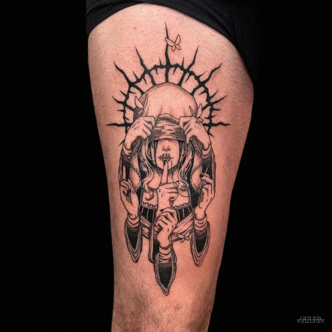 Tatouage par Hazuria Tattoo Marseille