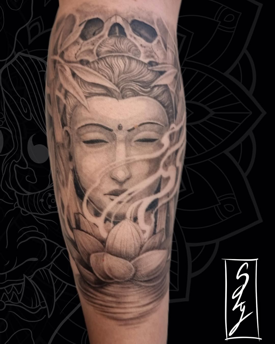 Tatouage par Sly Rabe
