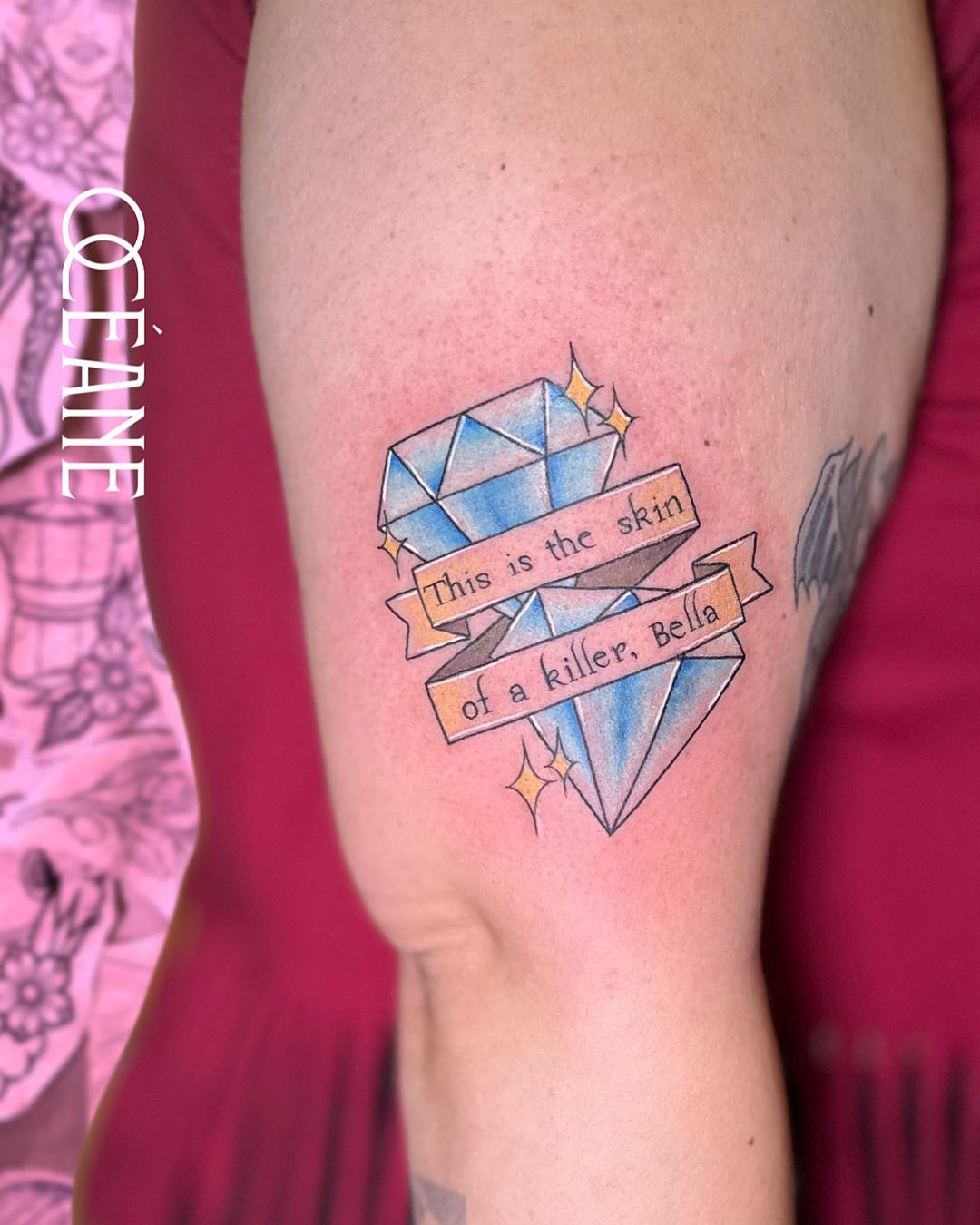 Tatouage par Océane Fille À Papa Tattooshop