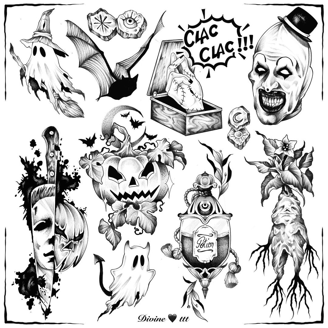 Portfolio de Divine Blackheart Tattoo