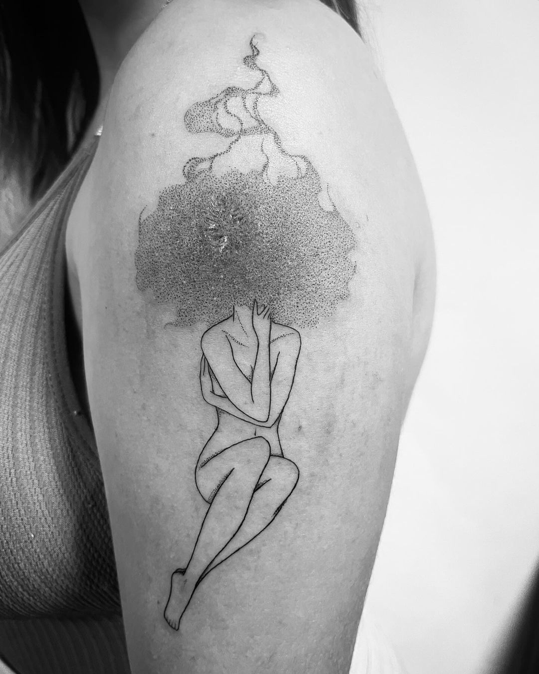 Tatouage par Caroline Escafit