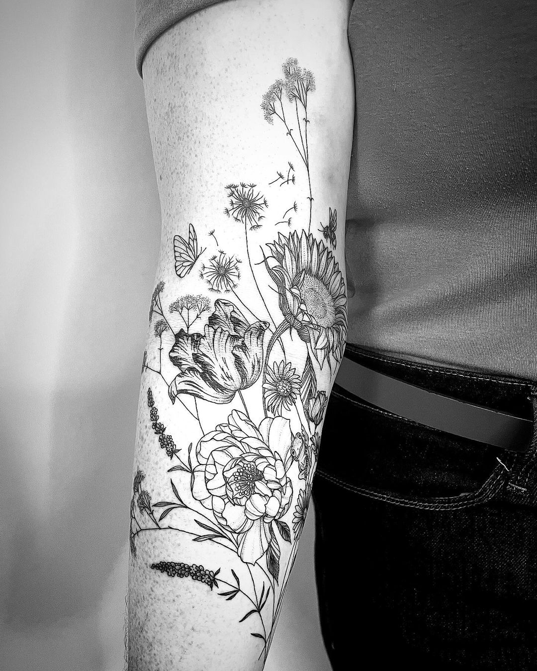Tatouage par Caroline Escafit