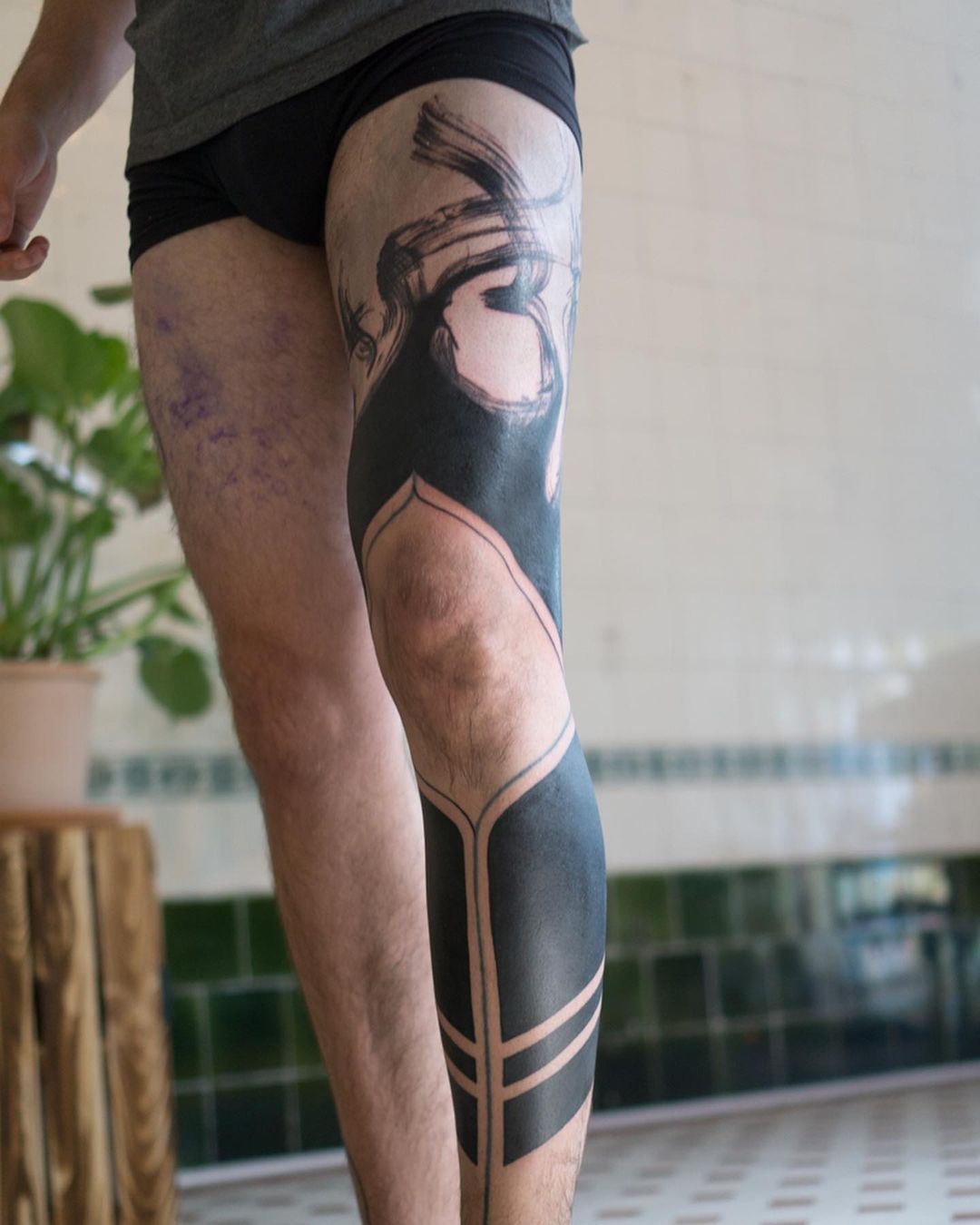 Portfolio de Blackwork Brushstroke Tattoo Toulouse