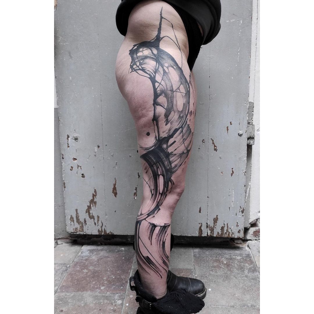 Portfolio de Alcali Abstract Tattoo