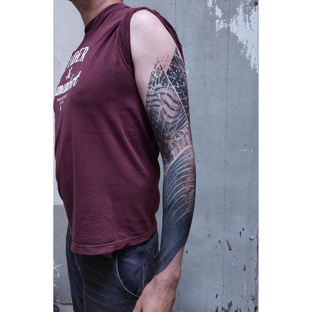Portfolio de Alcali Abstract Tattoo