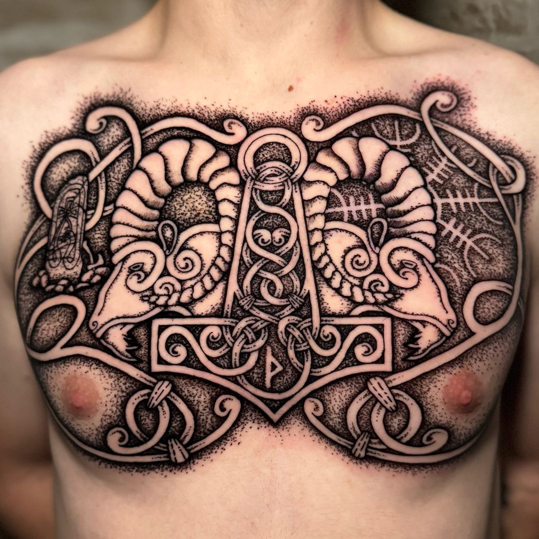 Tatouage par Mathieu Fredet