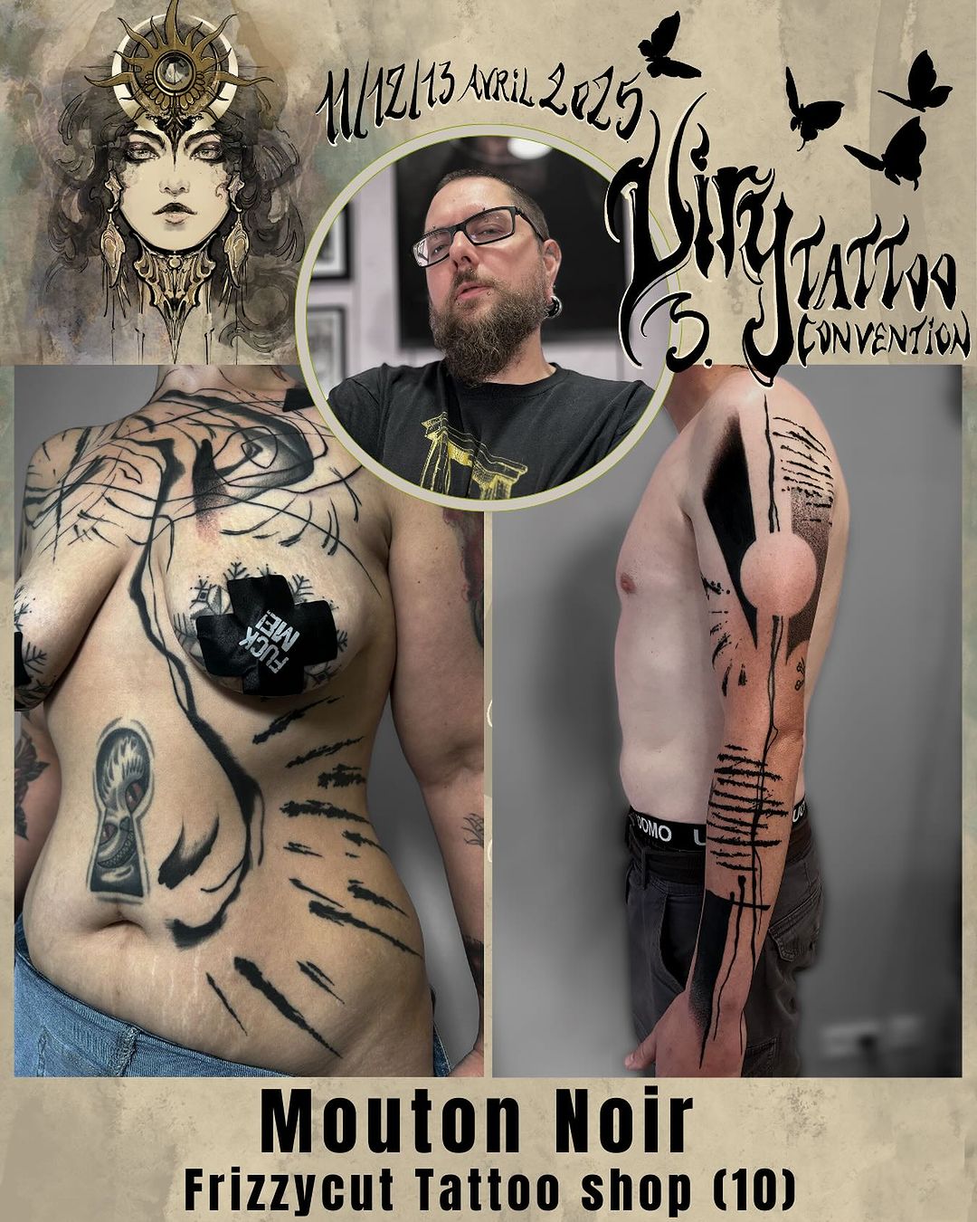 Portfolio de Julien Mouton Tatouage Abstrait