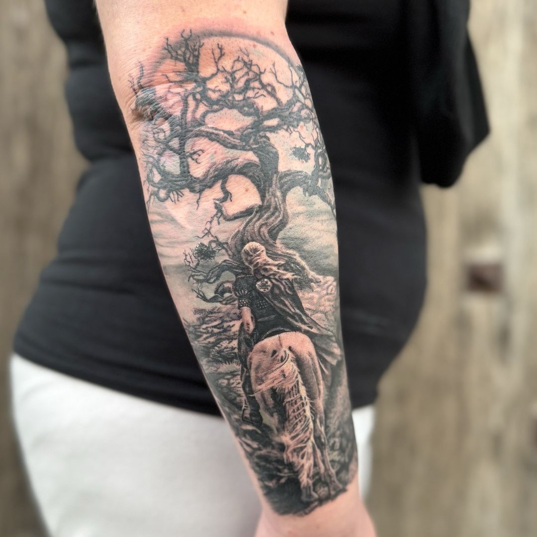 Tatouage par Mathieu Fredet