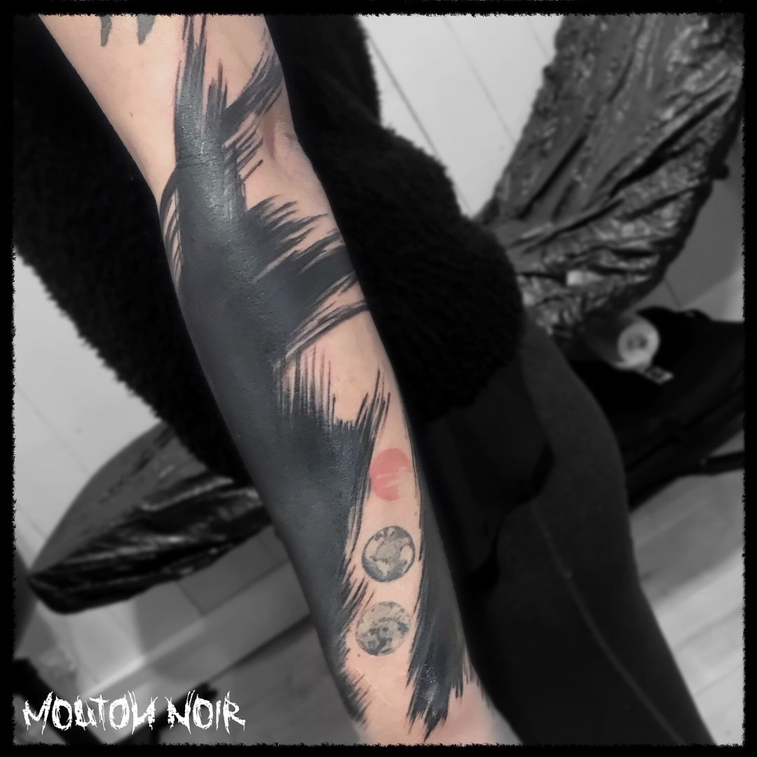 Portfolio de Julien Mouton Tatouage Abstrait