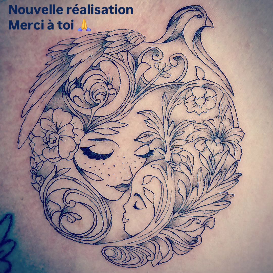 Tatouage par La Fontaine Noire