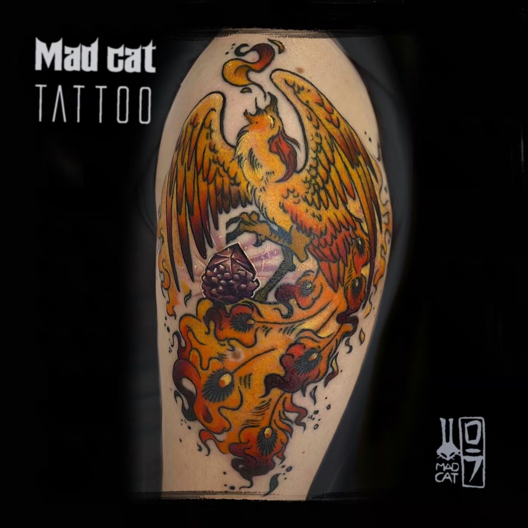 Tatouage par Mad Cat Tattoo