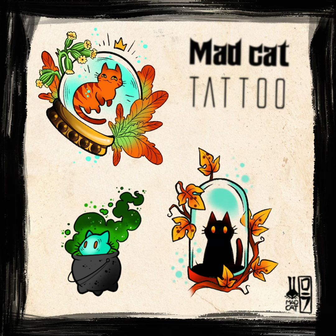 Portfolio de Mad Cat Tattoo
