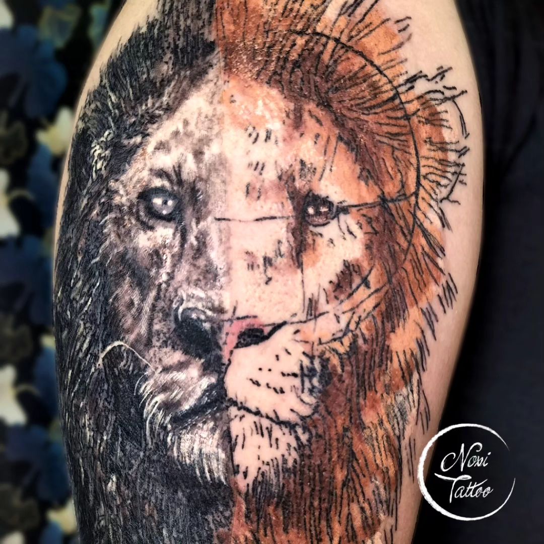 Tatouage par Tatoueuse Style Croquis Pop-Culture