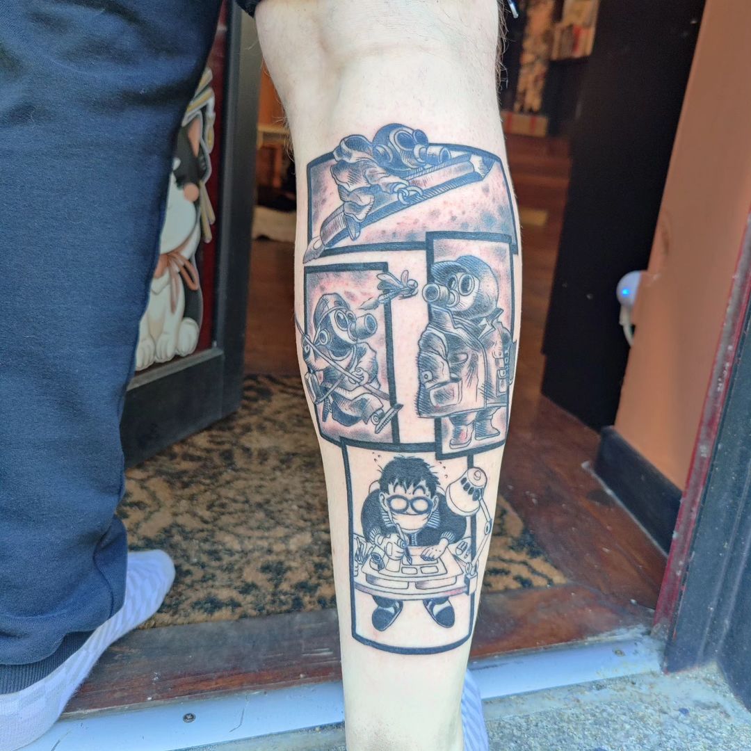 Tatouage par Quentain De Pontux