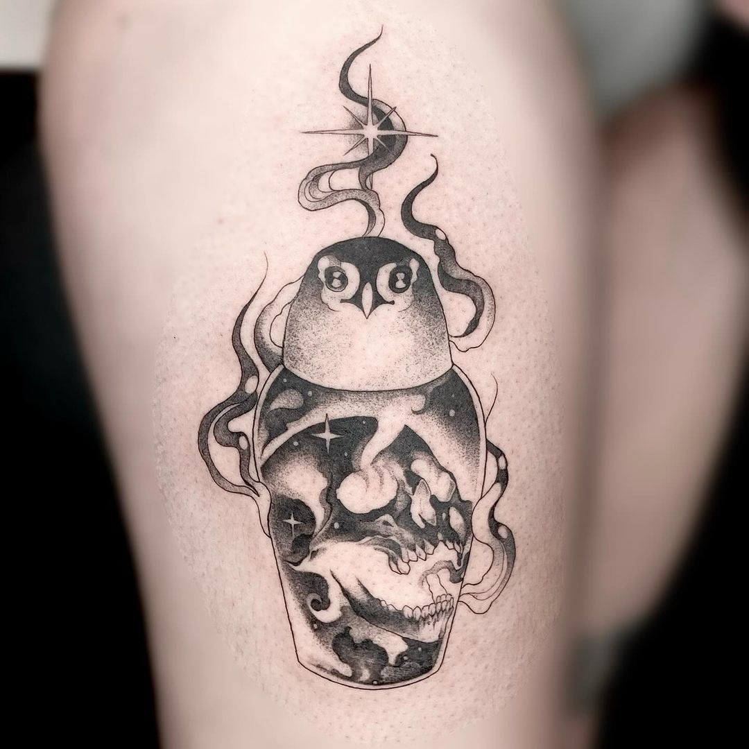 Travail de Passion Poison Tatoueuse À Rennes