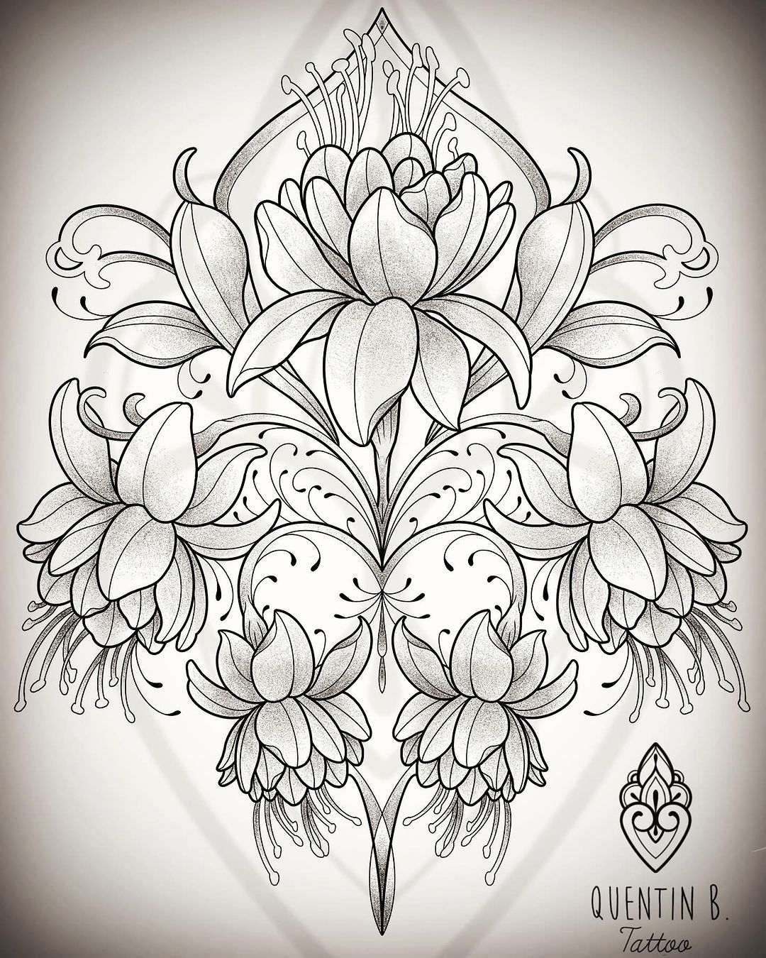 Tatouage par Quentin B. Tattoo