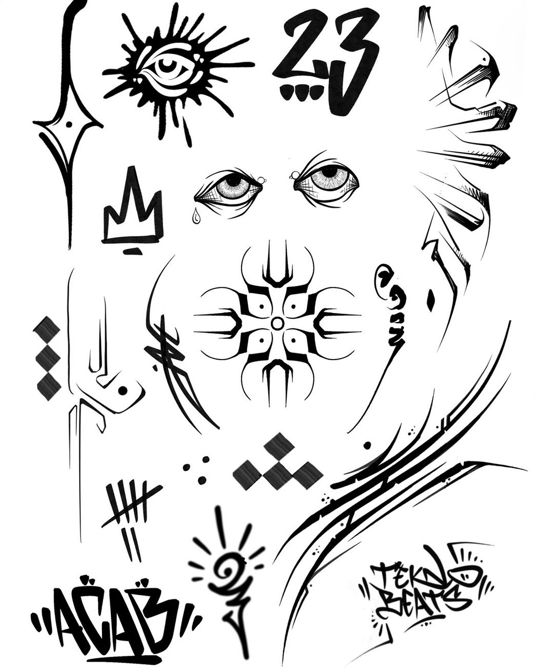 Tatouage par Flash Tattoo Dijon M U