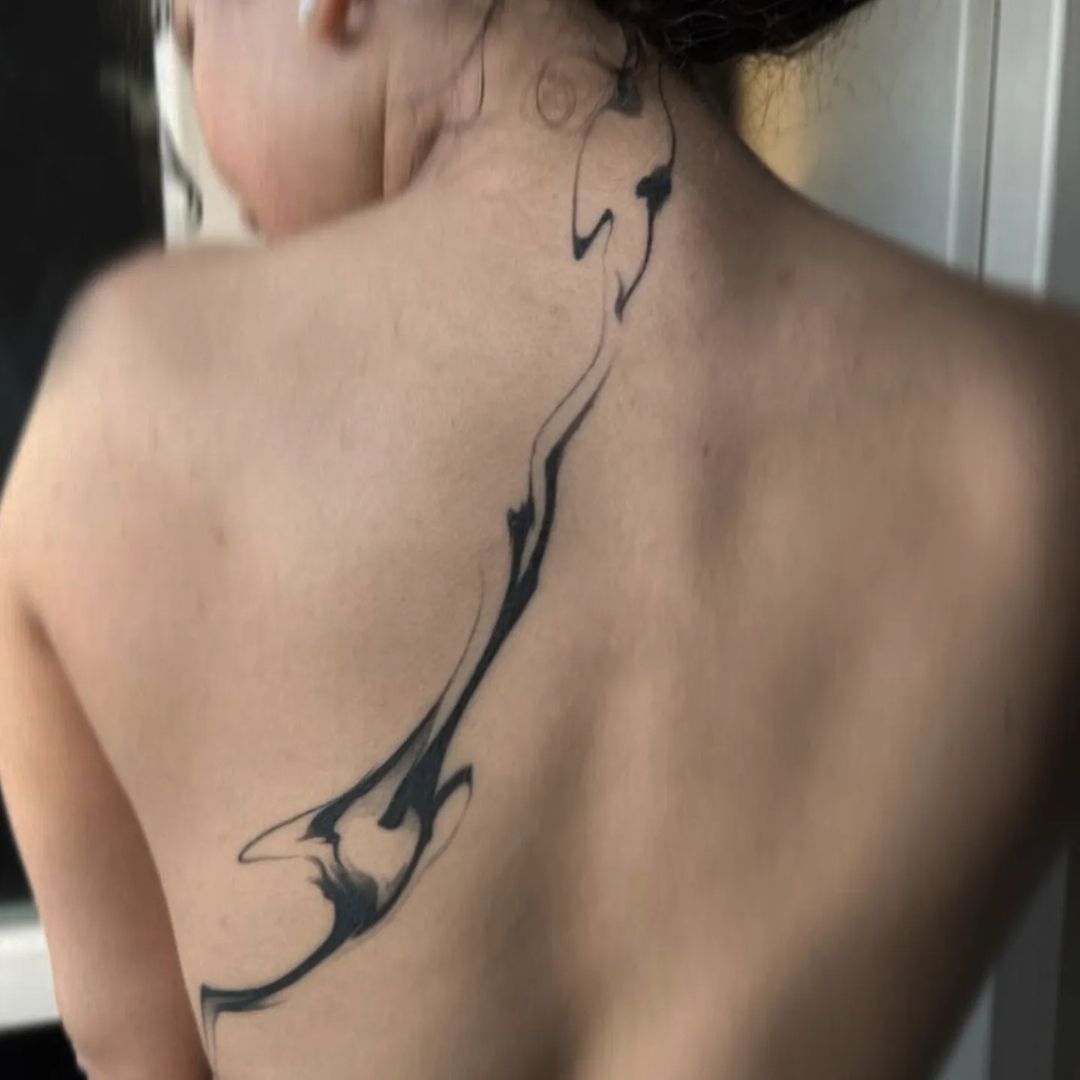 Tatouage par ꜱᴘᴇᴄɪᴍᴇɴ ᴀʙꜱᴛʀᴀᴄᴛ ᴛᴀᴛᴛᴏᴏ ɢʀᴇɴᴏʙʟᴇ