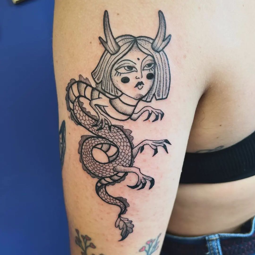 Tatouage par Kallima Tattoo Noirmoutier
