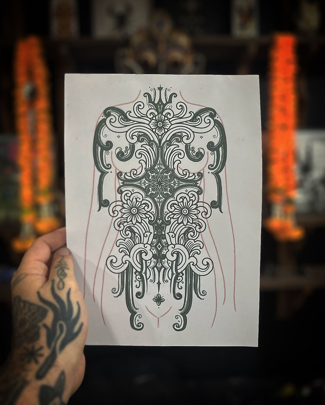 Tatouage par ALBAN ISAAK BOLD Ornament